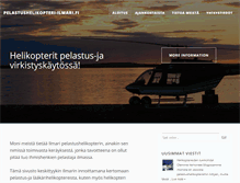 Tablet Screenshot of pelastushelikopteri-ilmari.fi